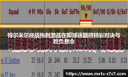 特尔米尔迎战热刺激战在即球迷期待精彩对决与胜负悬念